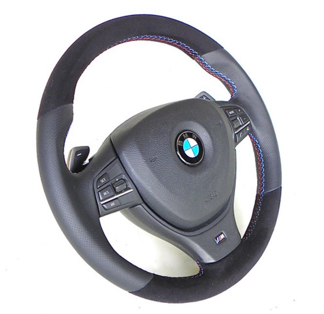 新品 在庫即納品 限定1本 BMW F10 5シリーズ / F12 6シリーズ / F01 7シリーズ　パドル付専用　ウッドテアリング　by JASTEC DESIGN_画像4