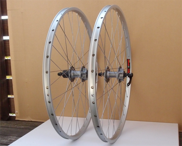 MTB 26インチ 手組ホイール 前後セット 32H 8-10速 MTB/11速 MTB 26インチ 手組ホイール 前後セット 32H 8-10速 MTB/11速