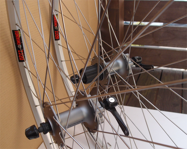 MTB 26インチ 手組ホイール 前後セット 32H 8-10速 MTB/11速 MTB 26インチ 手組ホイール 前後セット 32H 8-10速 MTB/11速