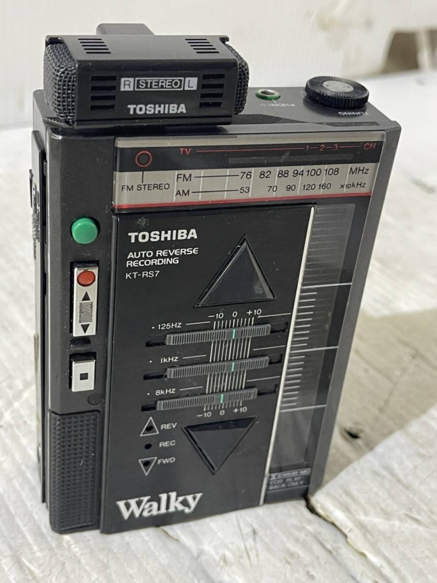 大幅割引 TOSHIBA カセットレコーダー Walky KT-RS7 ジャンク品