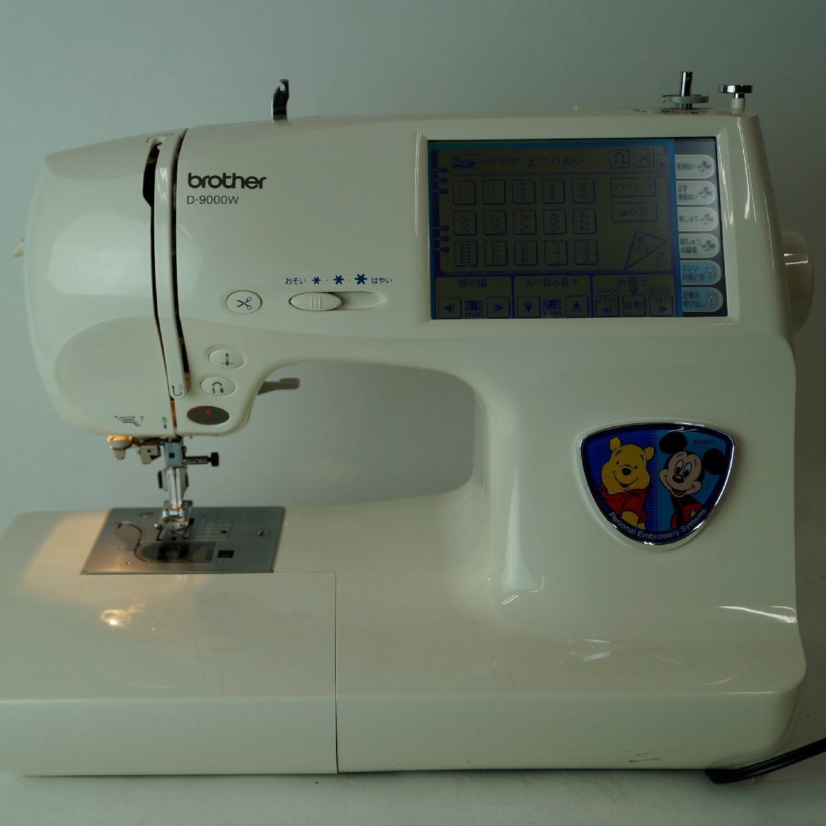 ジャンク ブラザー ディズニー 刺繍機能付きミシン D-9000W | bioimune