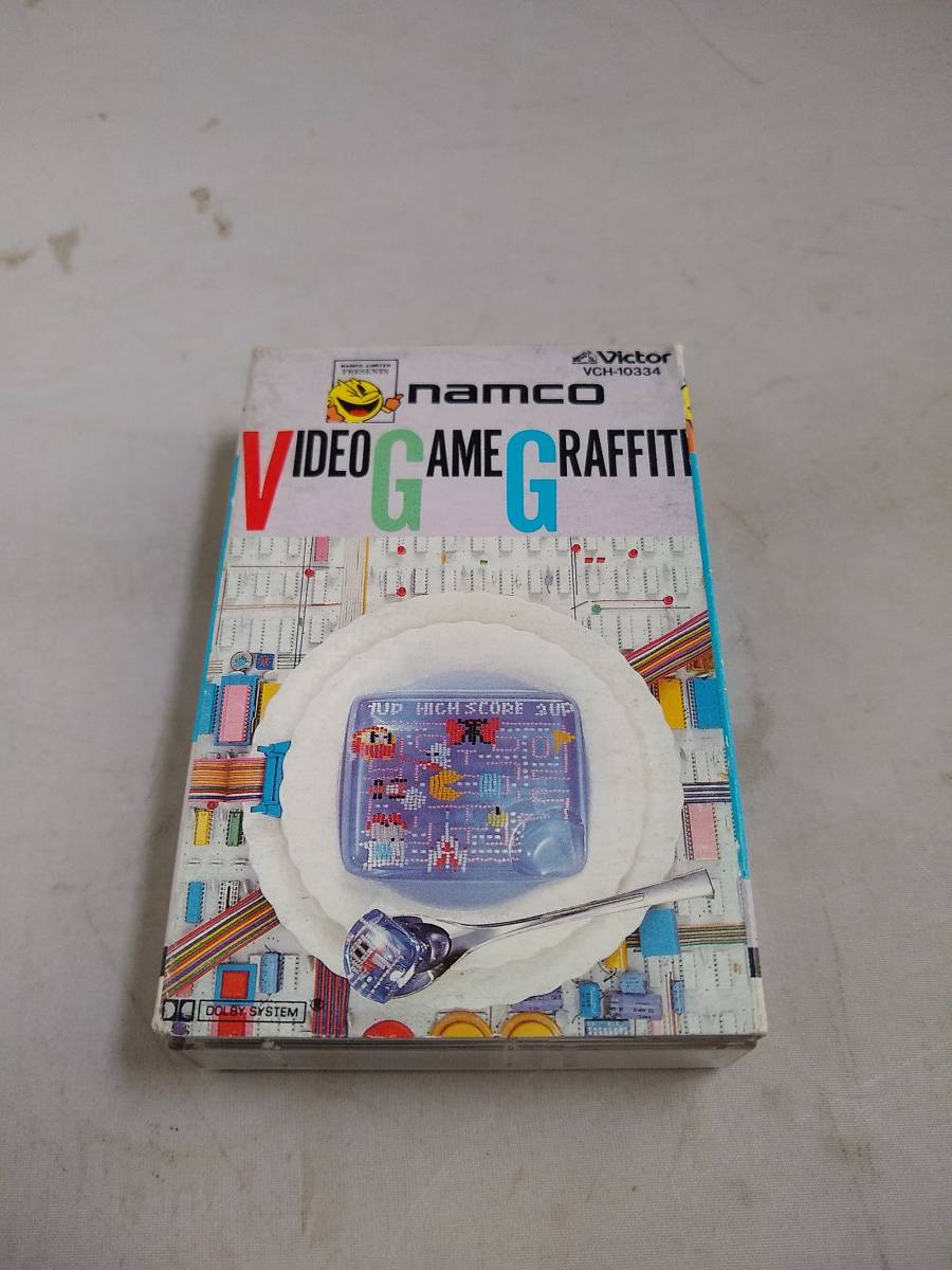 T0061 cassette tape Namco * video * game * graph .tiVol.1 Moto s Sky Kid rose Duke Star luster source flat ...