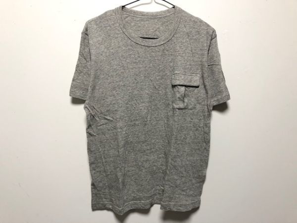 値下げ 3枚セット メンズS レディースM Ｔシャツ まとめ売り 無地 シンプル ポケット L.BLUE D.GREEN GRAY ブルー グリーン グレー Y1-2_画像2