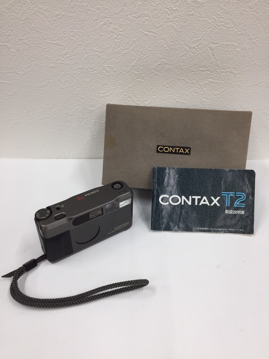 CONTAX コンタックス T2 化粧箱付き 動作確認済み 現状品のため