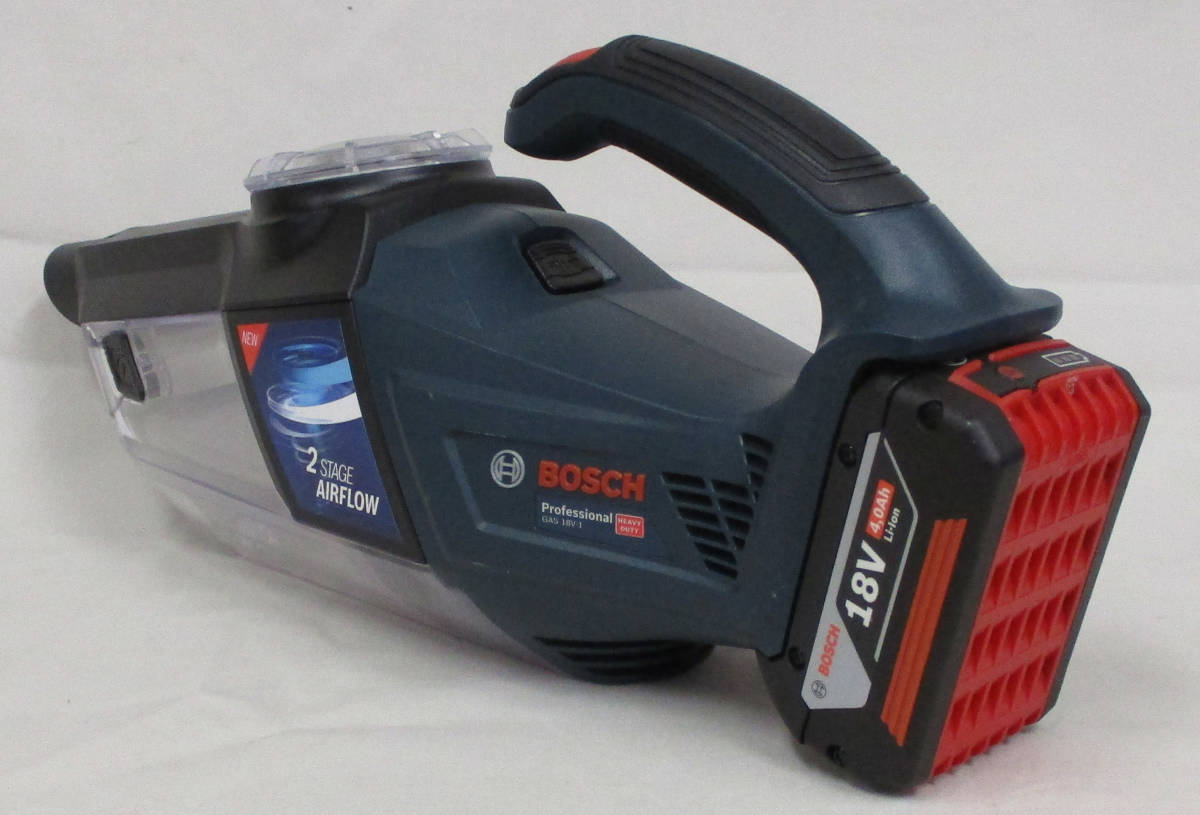 ボッシュ BOSCH コードレスクリーナー GAS18V-1 本体 バッテリー 充電