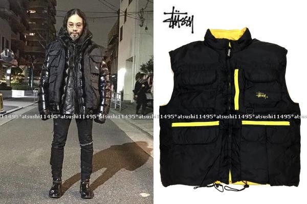高評価なギフト 00‘s L ダウンベスト フィッシング リバーシブル Stussy OLD - ダウンベスト