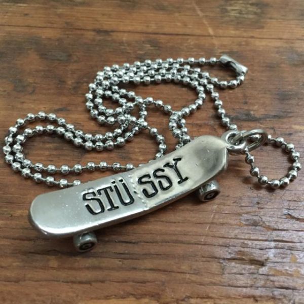 即出荷】 90s old stussy スケボー キーホルダー ネックレス econet.bi