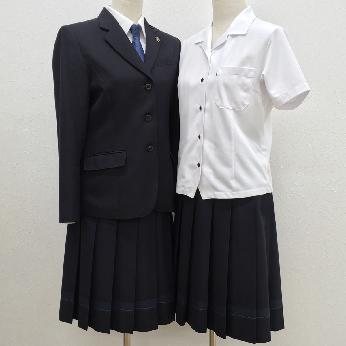 A637/L(中古)東京都 清瀬高校 女子制服4点 /M/W63/校章付 A637/L(中古)東京都 清瀬高校 女子制服4点 /M/W63/校章付