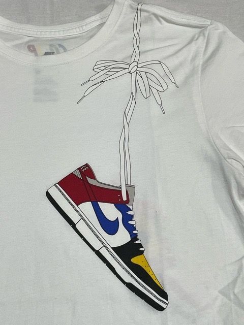 ナイキ NIKE SS Tシャツ CO.JP ダンク肩掛け AS MENS DUNK QS HOOK TEE AH0469-101 ホワイト サイズM [tal-0315]_画像3