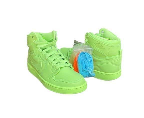  не использовался bi Lee * Irish Nike wi мужской воздушный Jordan BILLIE EILISH NIKE WMNS AJKO 1 SP DN2857-330 KEY LIME 24.5 [t-0058]