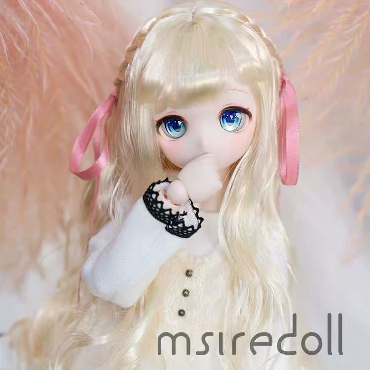 BJDドール用ウィッグ MDD/kumako/DDサイズ通用 8-9インチ 全3色 球体関節人形 doll_画像1