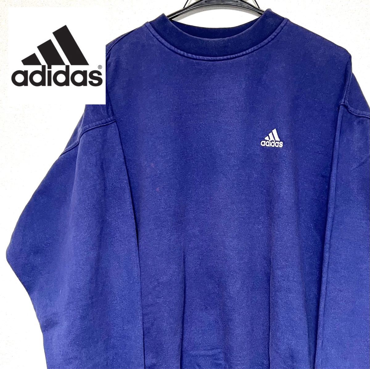 万国旗タグ 90s adidas ワンポイント刺繍ロゴ スウェット トレーナー ネイビー M|PayPayフリマ 90s アディダス スウェット トレーナー 刺繍 万国旗タグ