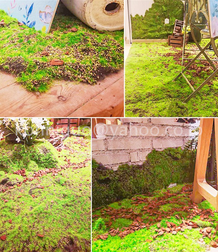 1M×1M 4枚グリーン点底模擬芝生背景装飾 植物壁芝生人工芝苔 芝生マット人工 苔 苔マット フェイクグリーン壁掛け式 人工植物 造花T2CP12_画像8