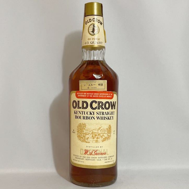 NN0707 215 未開封 未開栓 古酒 OLD CROW オールドクロウ バーボン