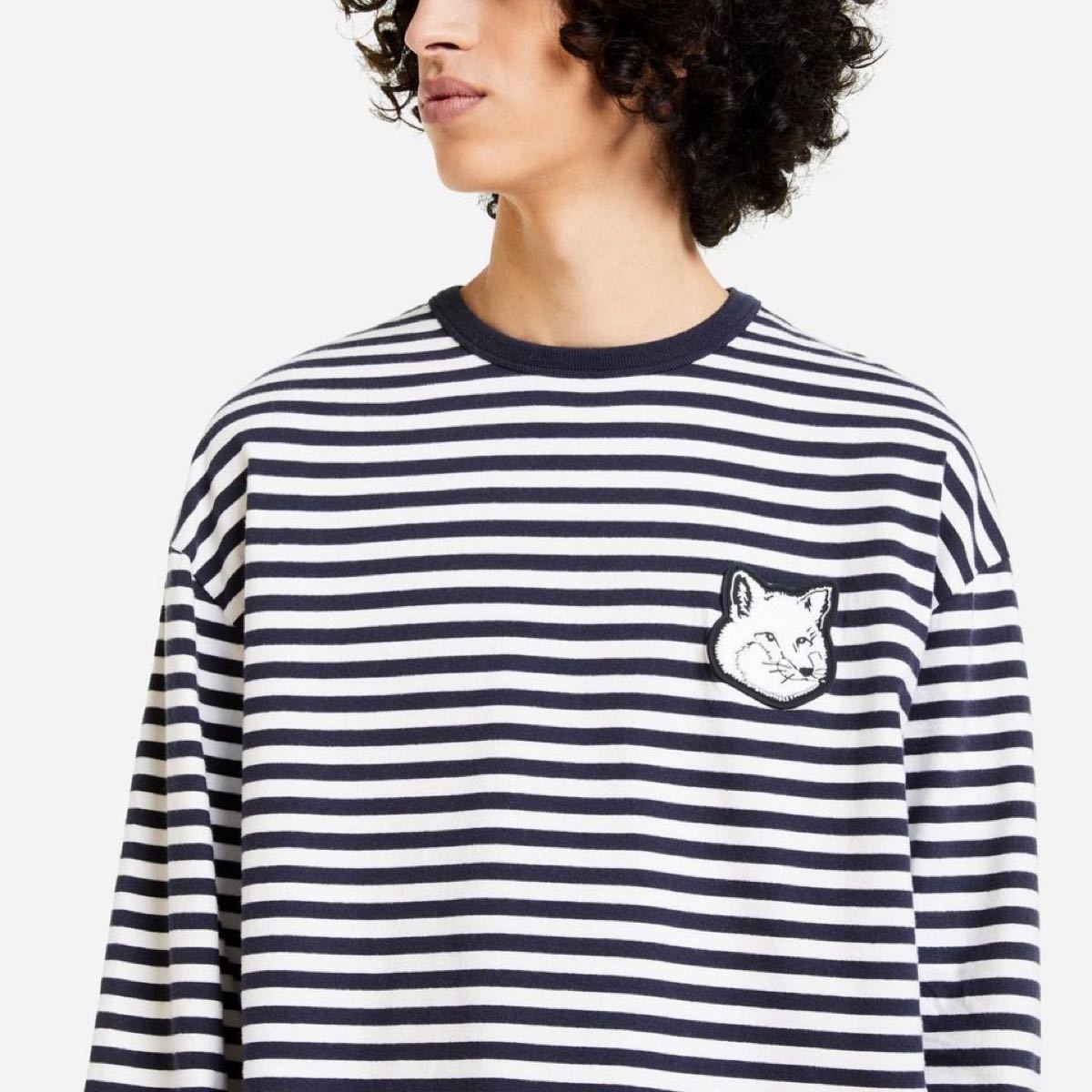 長袖Tシャツ ロンT ボーダー ボーダーTシャツ メゾンキツネ 長袖Tシャツ ロンT ボーダー ボーダーTシャツ メゾンキツネ