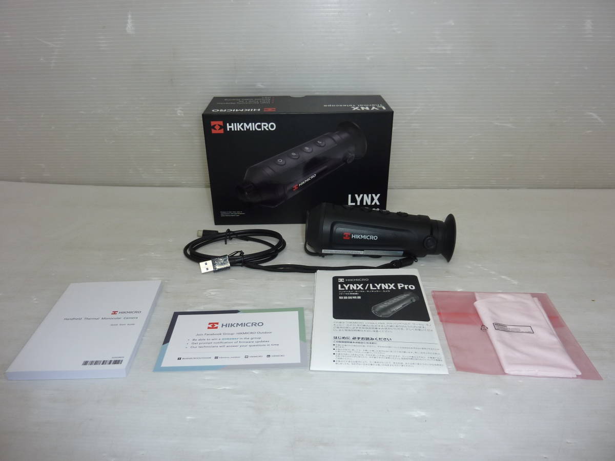 CV3659ta 美品 HIKMICRO ハイクマイクロ サーマルカメラ 暗視スコープ