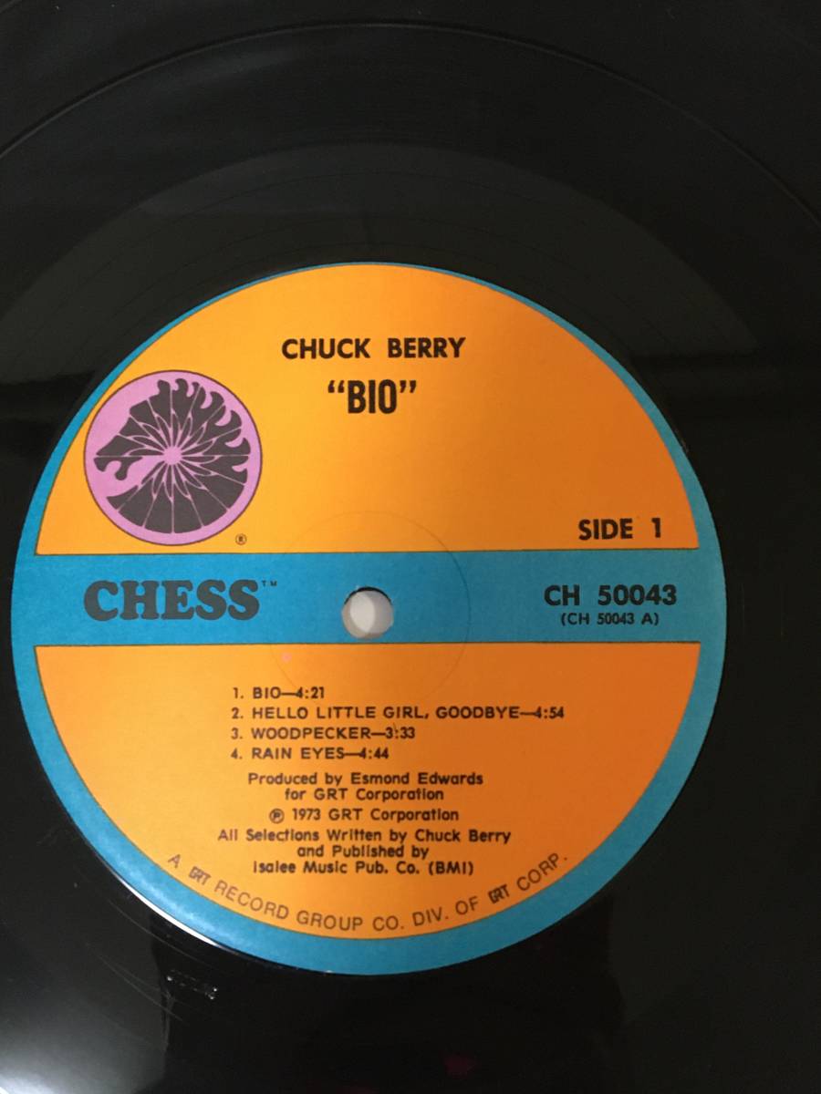 ☆R314☆LP レコード Chuck Berry チャックベリー 2枚まとめて Bio バイオ CH-50043/不滅のチャックベリー PAT-1007_画像5