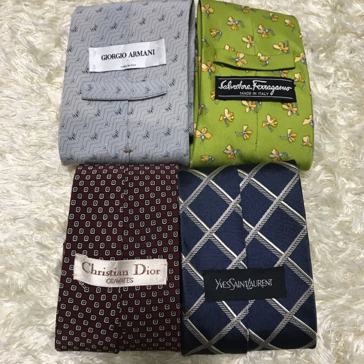 ブランドネクタイ 豪華50点 エルメス グッチ 等 新品含む まとめ