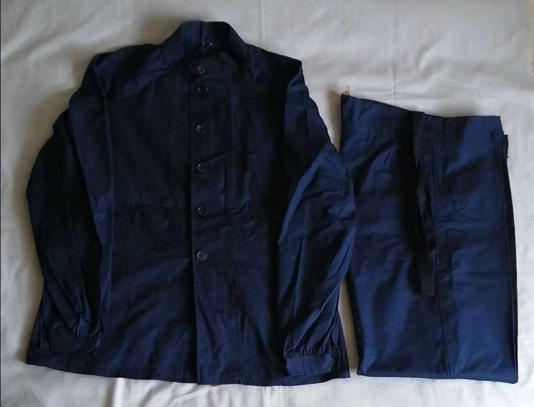 ジャケット ナッパ服 国鉄 デッドストック u9BQJ-m42135674695 上下