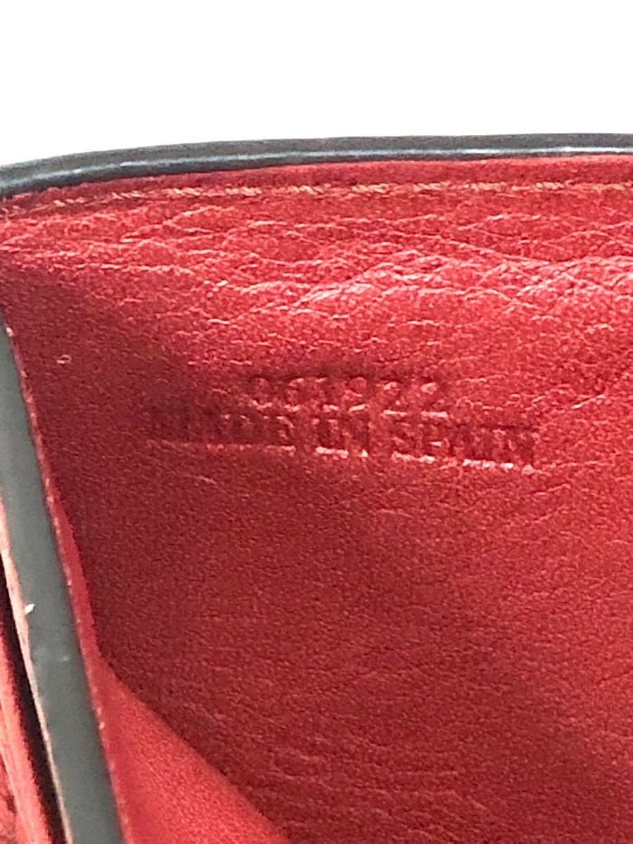 美品☆LOEWE ロエベ バーティカルウォレット 二つ折り財布 ブラウン