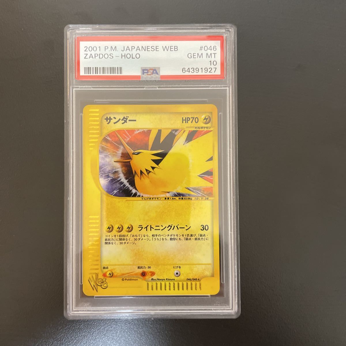 ポケモンカードe web サンダー PSA10 ic.sch.id