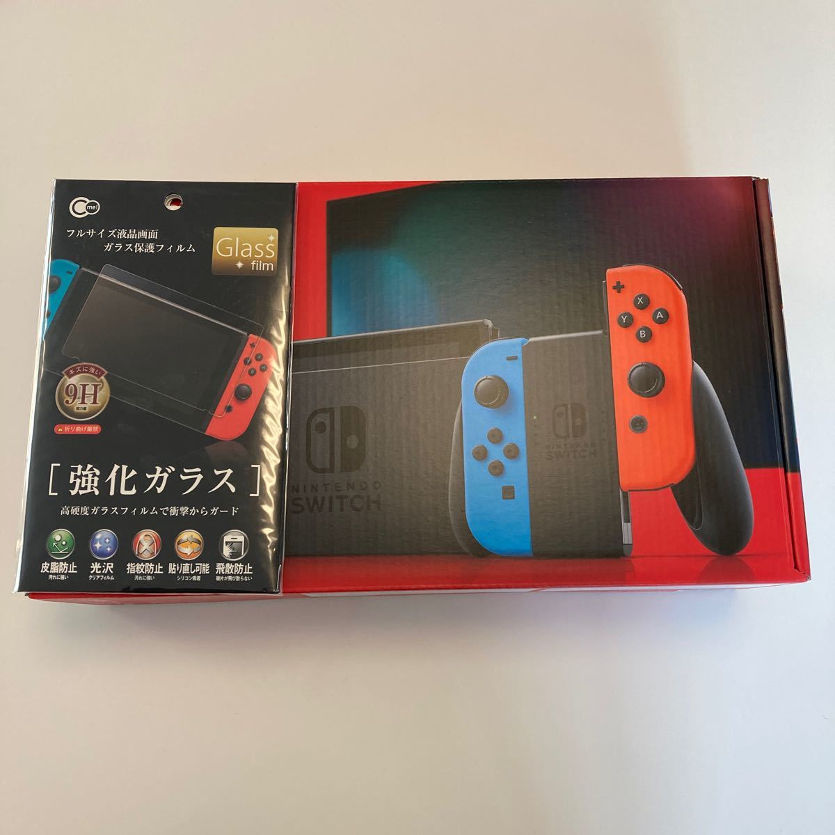 フィルム付 新品未使用 ニンテンドースイッチ本体 ネオンブルー ネオン ...