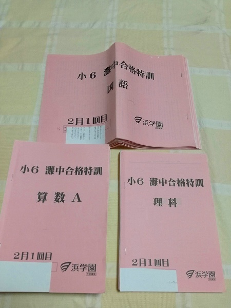 ◇◇浜学園 小6 灘中合格特訓 テキスト 2018年度◇◇ | bioimune.com.br