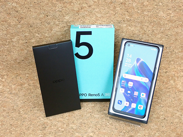 □【新品 未使用】ワイモバイル SIMフリー OPPO Reno5 A シルバー