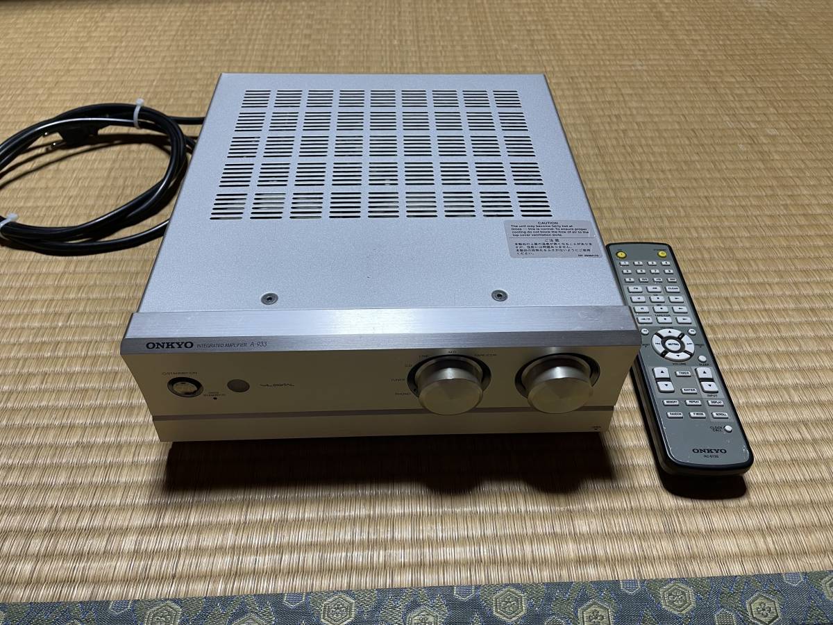 ONKYO A-933 プリメインアンプ INTEC275 商品细节 | 雅虎拍卖 | One