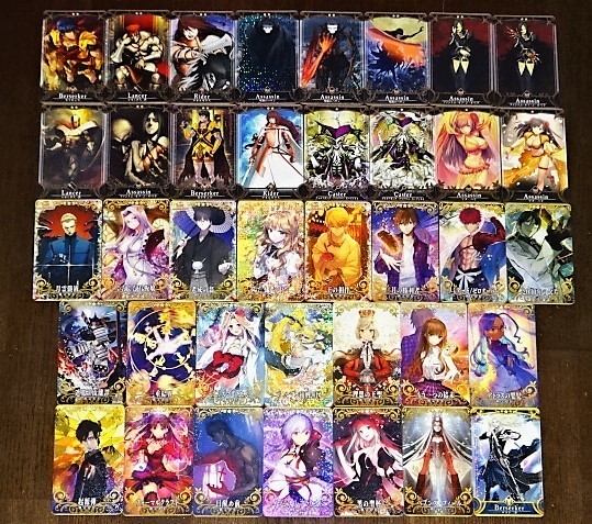 FGOアーケード Fate/Grand Order Arcade ホロ フェイタル 38枚セット ★5 ★2 ★1 ☆_画像1