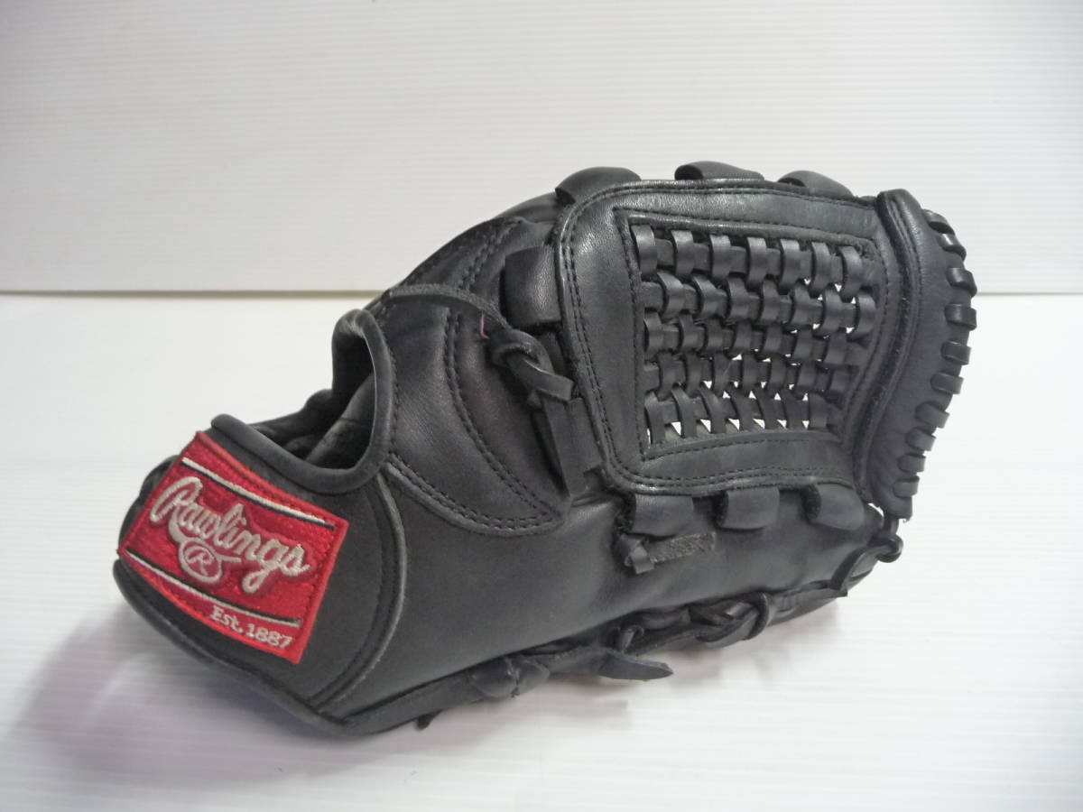 ■美品　Rawlings ローリングス　グローブ 硬式　 内野手用　PRO MODEL　ブラック■_画像2