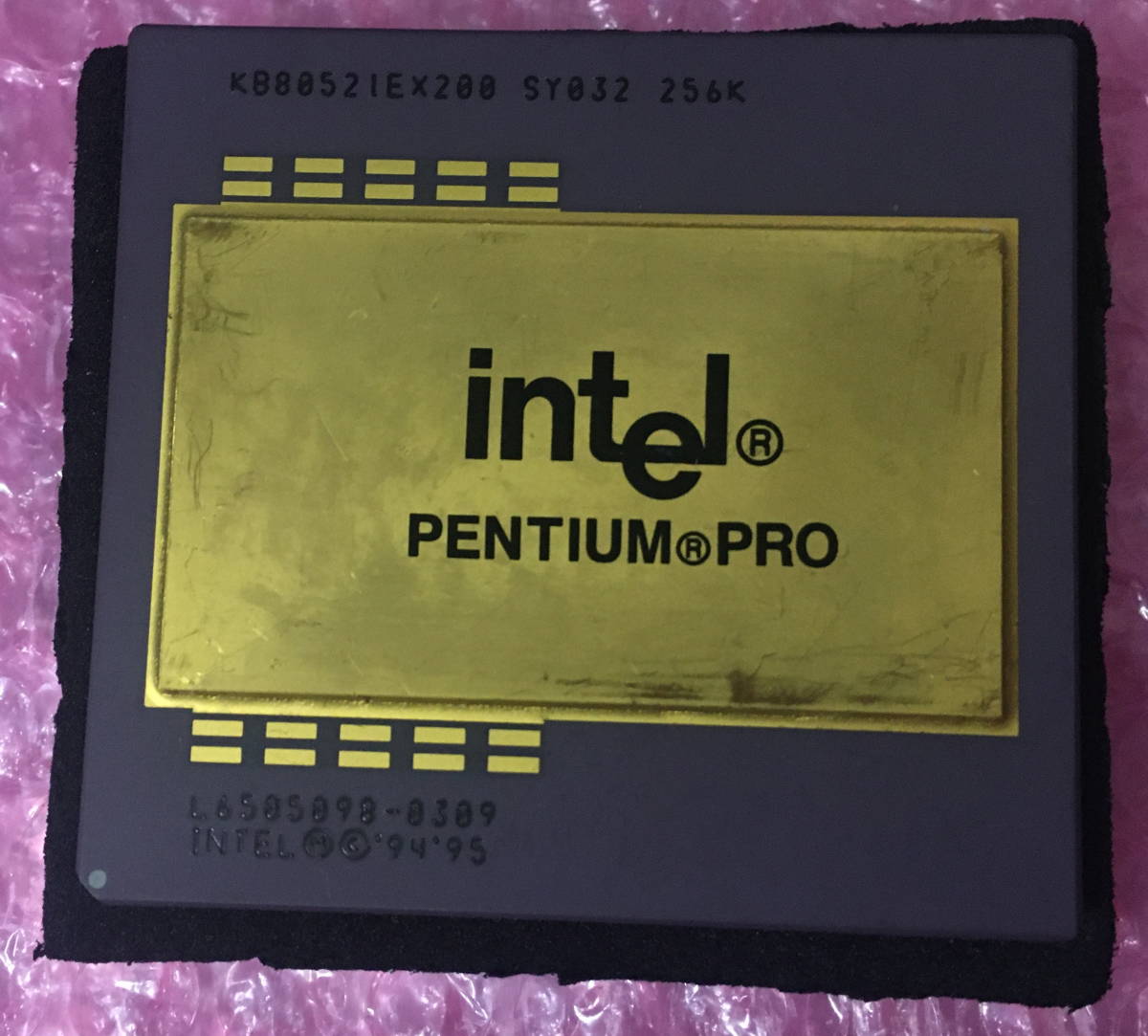 OS(Win95B)起動確認済 Pentium Pro 200MHz (2) Socket8 (検索用 レトロ、レア、コレクション、金) Pentium Pro