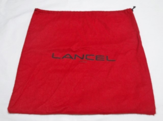 ■ランセル 保存袋 不織布 赤 LANCEL■_画像1