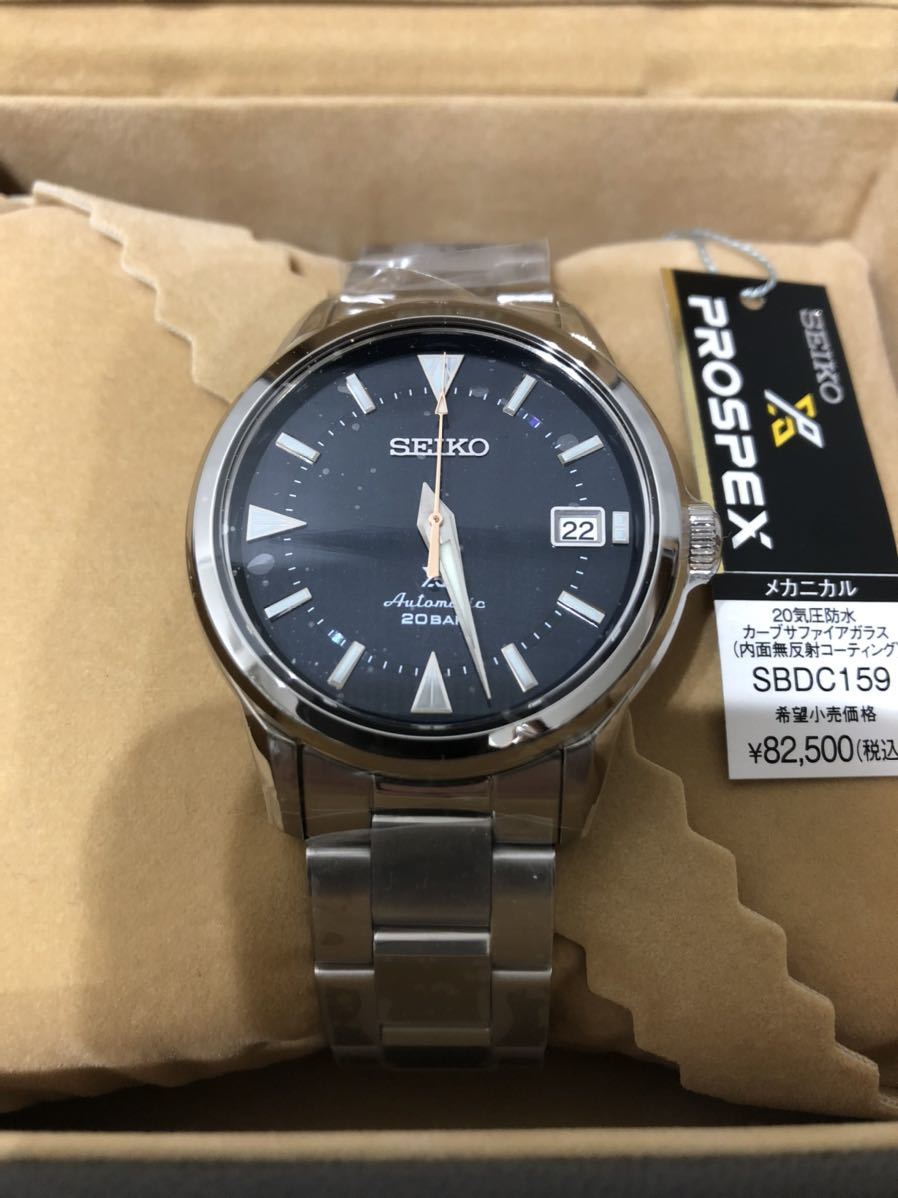 新品 セイコー アルピニスト SBDC159 ネイビー プロスペックス Seiko