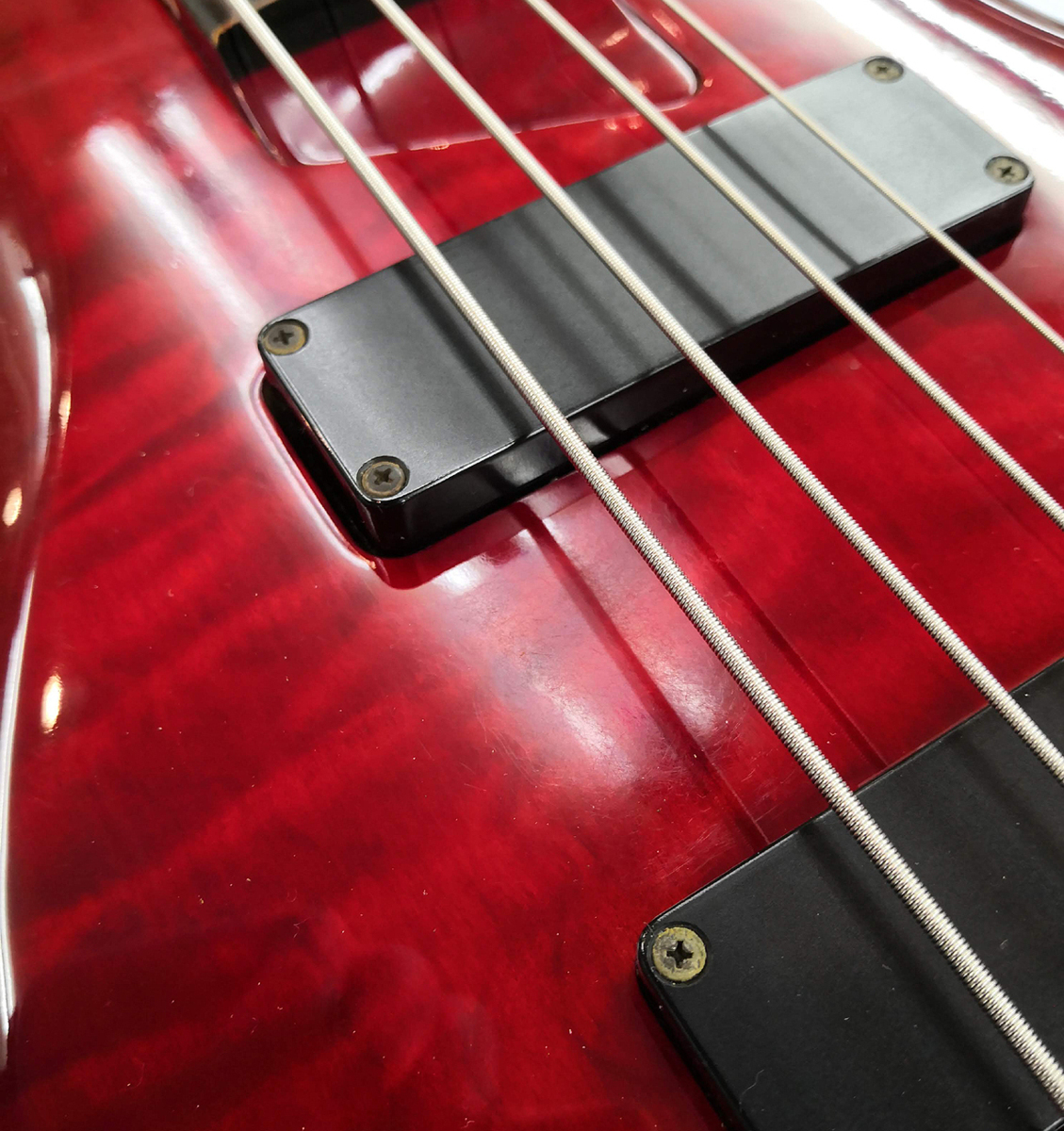 EDWARDS/エドワーズ by ESP エレキベース E-T-98FR L'Arc-en-Ciel/ラルクアンシエル tetsuyaモデル See Thru Red FOREST/フォレスト