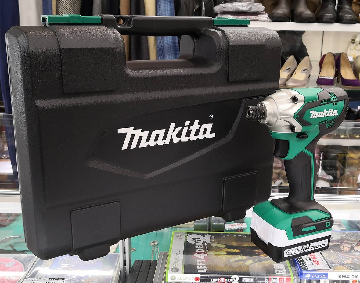 超美品 マキタ 14.4V 1.5Ah 充電式インパクトドライバ MTD001DSX 充電器・バッテリー2個付き makita 