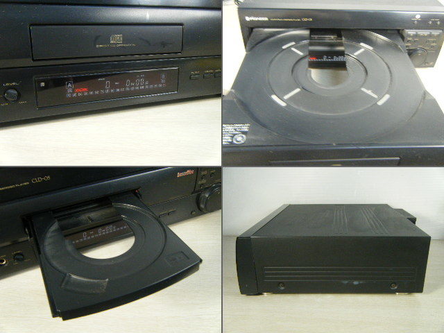 3ふ7▼Pioneer パイオニア LDプレーヤー《CLD-05》 CD/LDコンパイブルプレヤー Compatible Laser Disc Player◆ジャンク品 通電OK_画像2