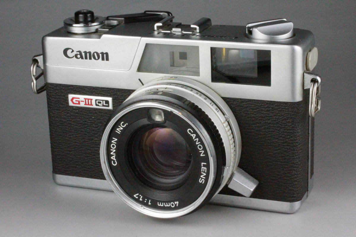 試写済み】キャノン Canon Canonet QL17 G-III - フィルムカメラ