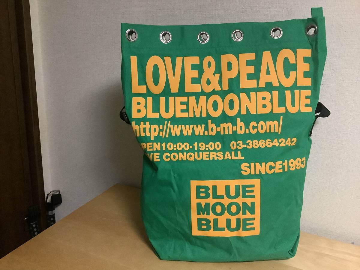  new goods unused BLUE MOON BLUE Blue Moon Blue shoulder bag green | yellow diagonal .. Cross body bag free shipping 