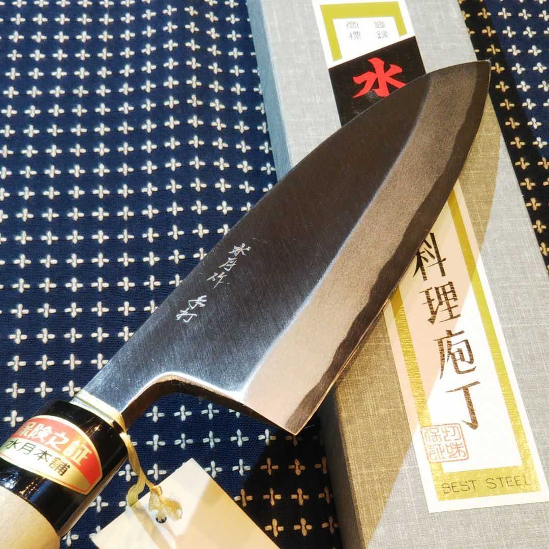水月手打 出刃包丁 6寸 180ミリ smanepa.sch.id