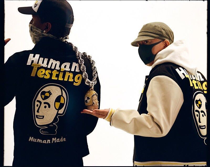 HUMAN MADE TESTING DENIM JACKET 黒(S) ヒューマンメイド NIGO ASAP 