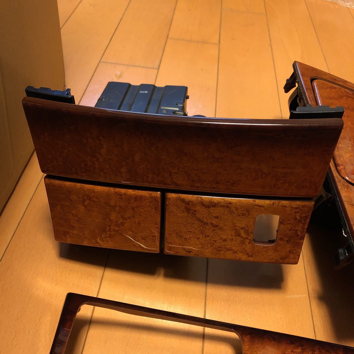30セルシオ後期 プレミアム ウッドパネル サンバースト 本杢目 本木目