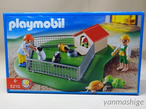  новый товар негодный номер современный house 3210 [morumoto. ребенок ..] Play Mobil playmobilgeoblaGeobra Children with Guinea Pigs