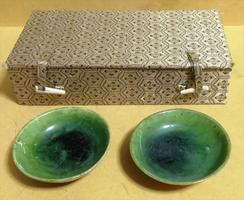 中国遼代 宋代 緑三彩 時代保証 中国 骨董 唐物 青花 陶磁器 古美術 箱