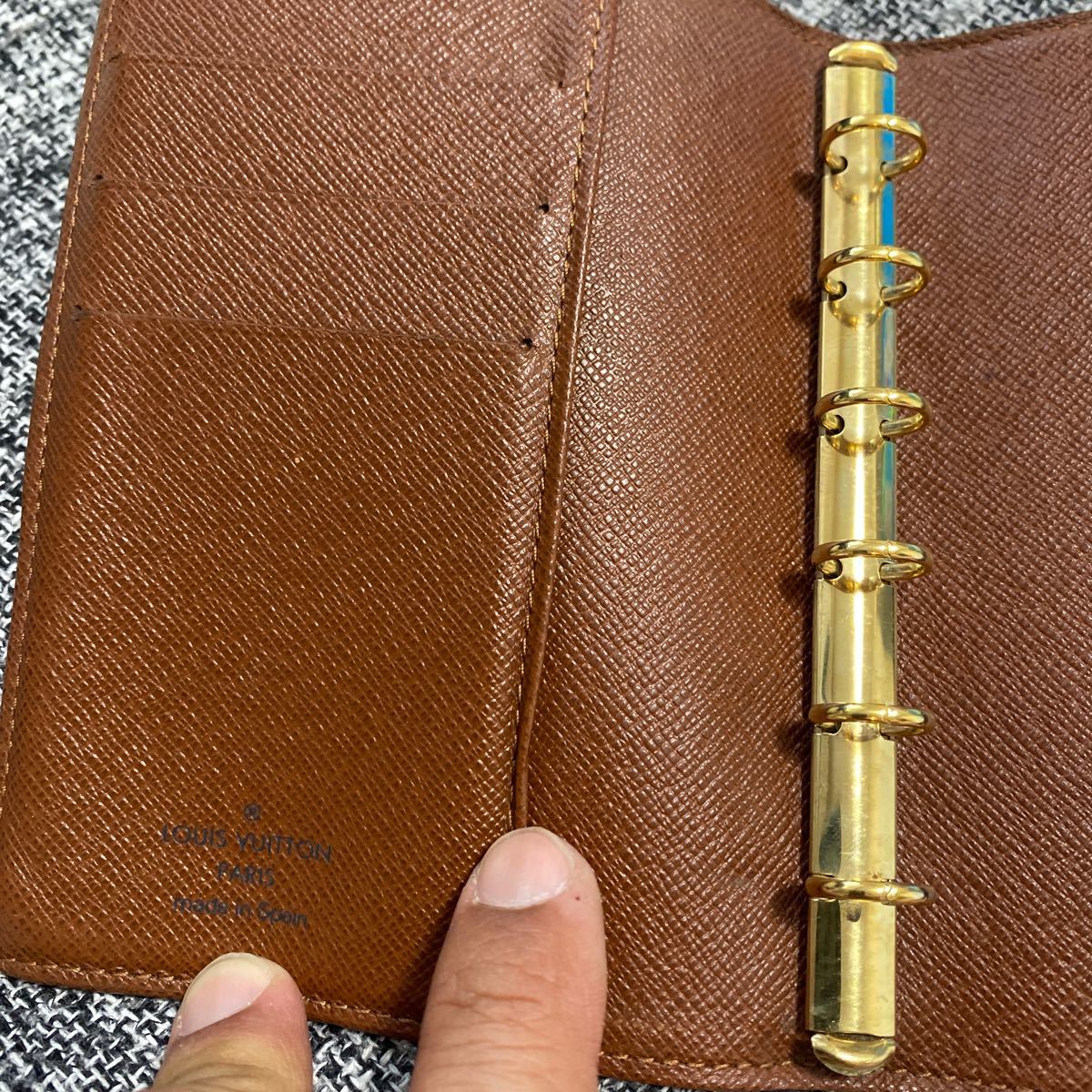 ルイヴィトン 手帳カバー LOUIS VUITTON システム手帳  モノグラム