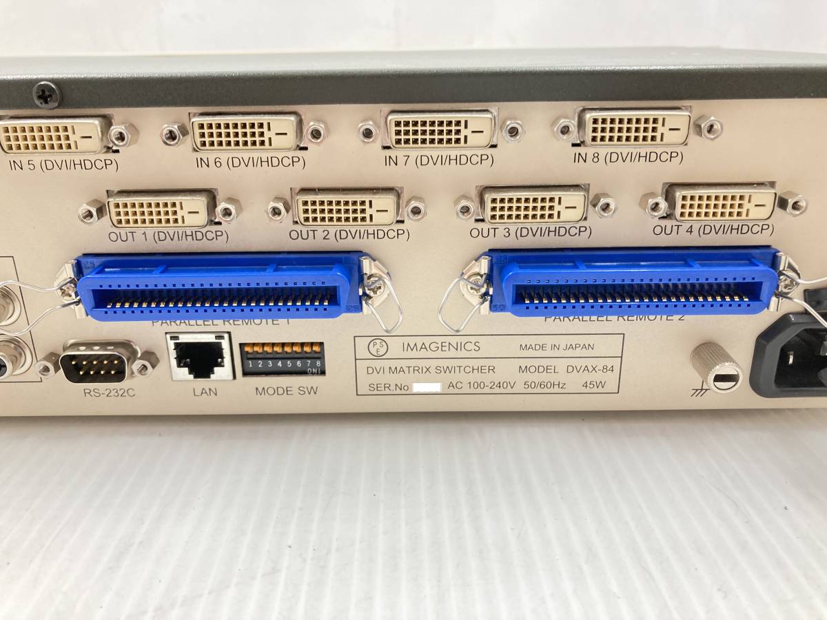 豊富な安い ヤフオク! マトリックススイッチャー DVAX-84 本... - IMAGENICS 人気超特価
