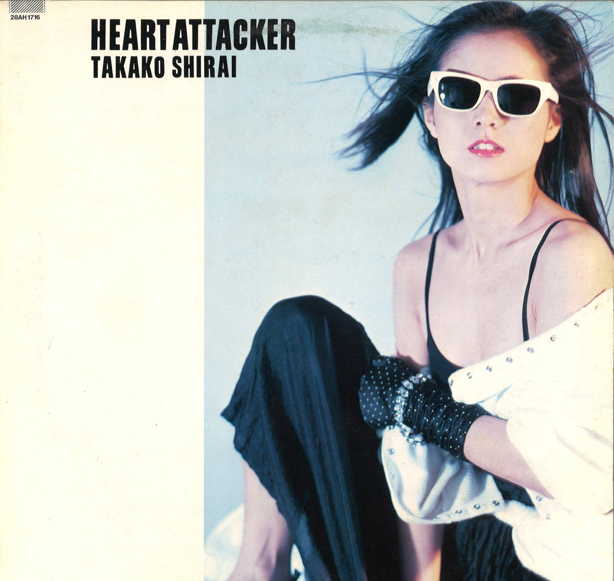 白井貴子 TAKAKO SHIRAI / HEART ATTACKER / 28AH1716 (LP0435)_画像1