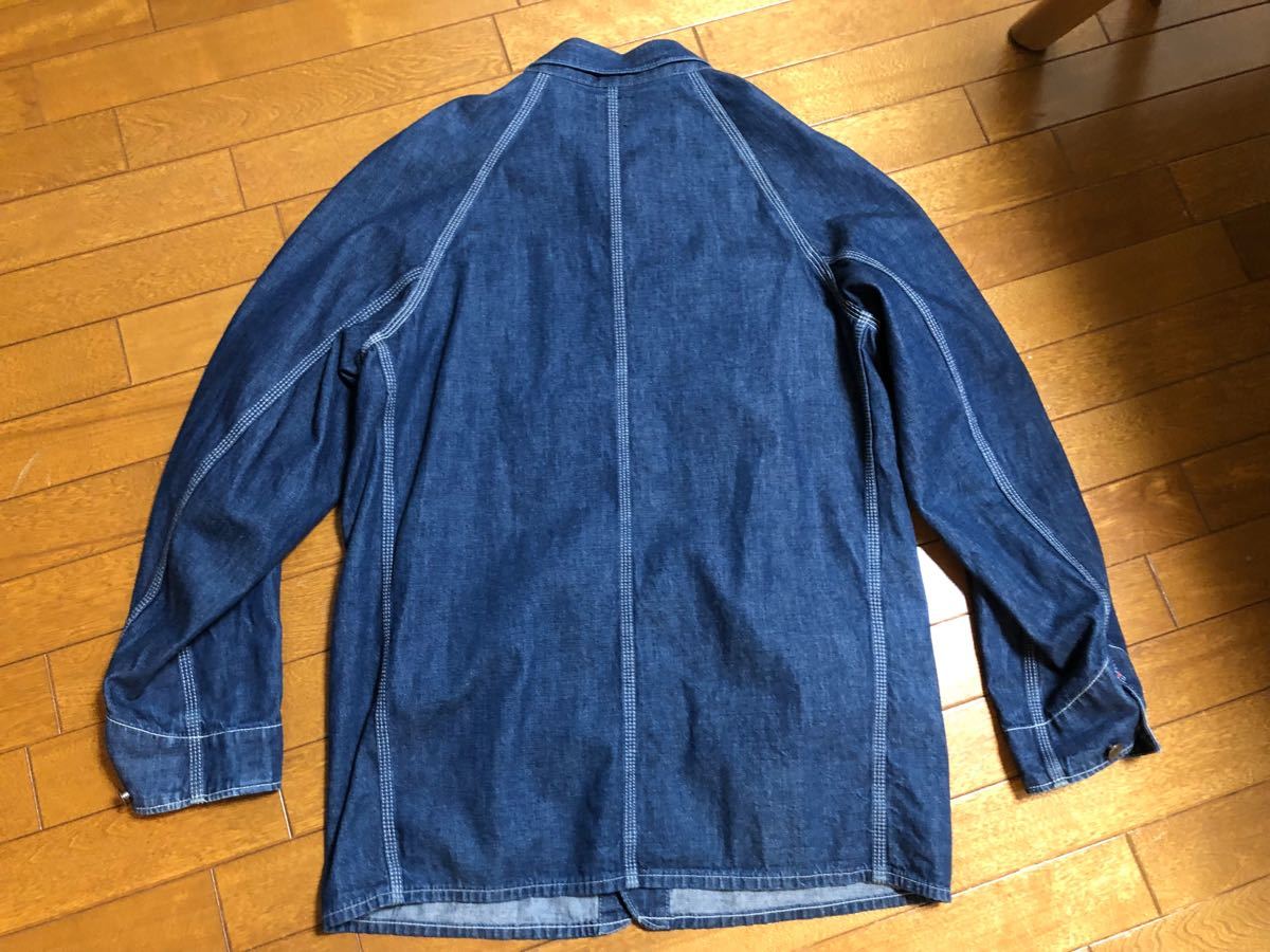 旧ドゥニーム DENIME デニム カバーオール オリゾンティ size40 旧ドゥニーム DENIME デニム カバーオール オリゾンティ size40