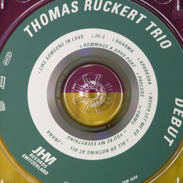 即決【スウェーデン・ジャズ】THOMAS RUCKERT TRIO　DEBUT　ピアノ・トリオ_画像3