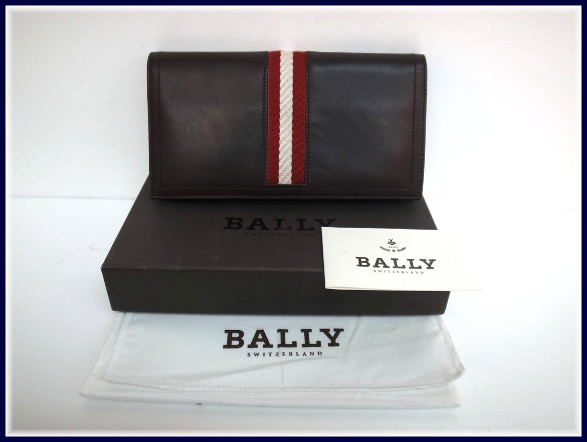 無料発送 二つ折り長財布 バリー BALLY TC483【本物保証】 カーフレザー TALIRO チョコレート 財布 無料発送 二つ折り長財布 バリー BALLY TC483【本物保証】 カーフレザー TALIRO チョコレート 財布